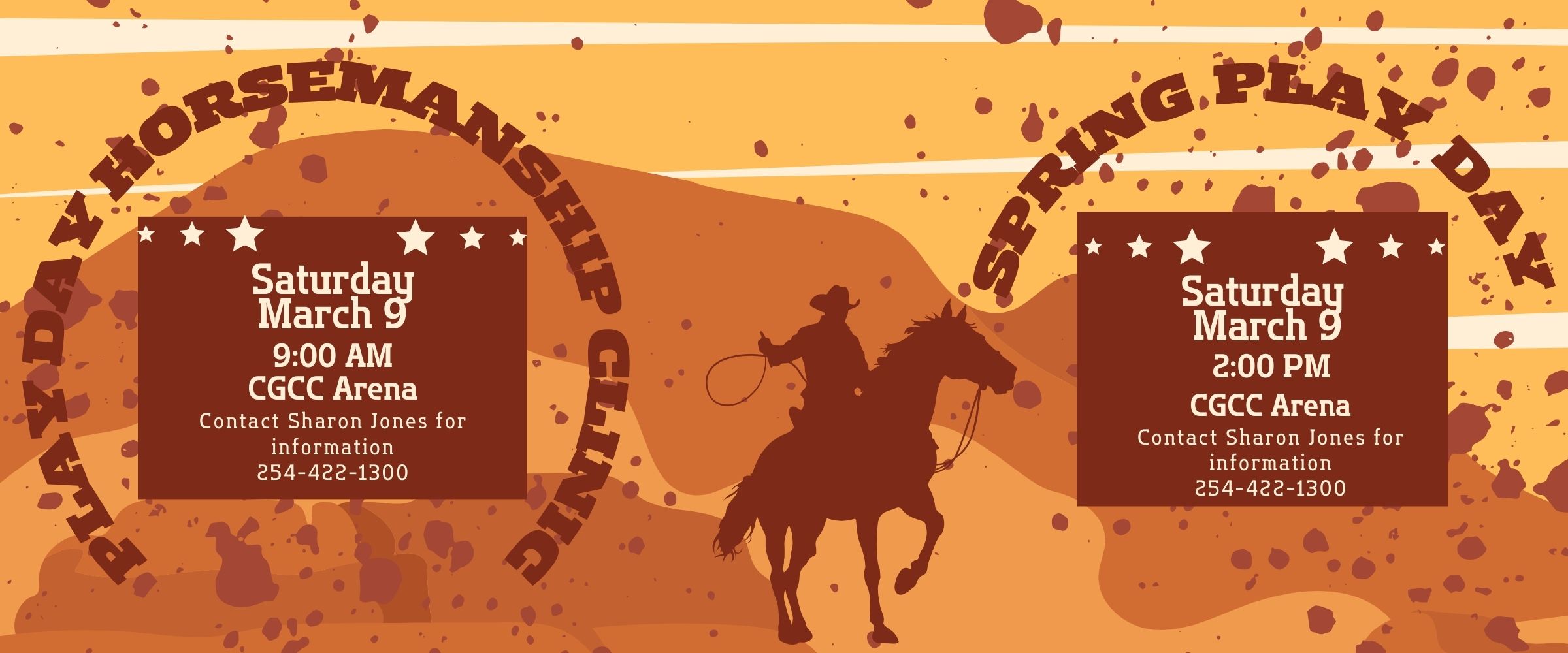 Yellow And Red Rodeo Show Poster (1200 x 500 px)-2